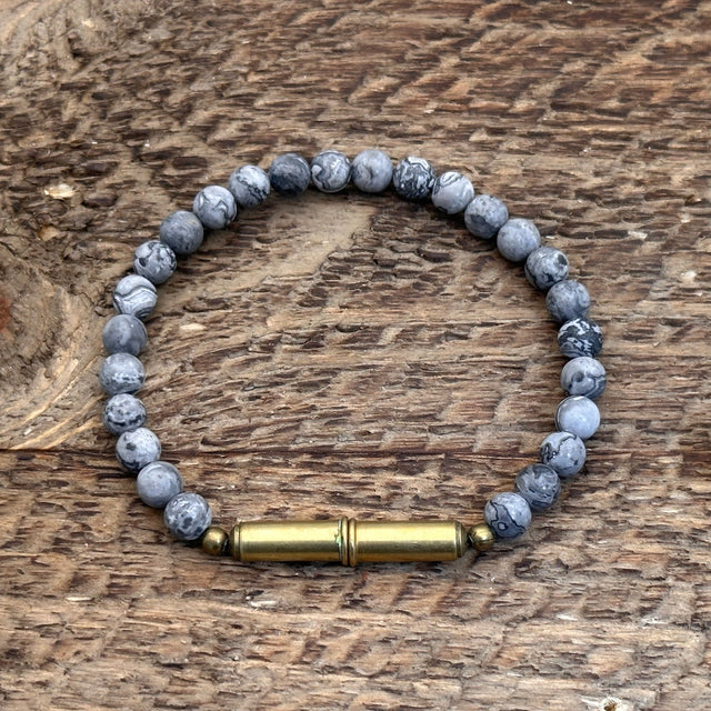 Flint Beaded Bracelet