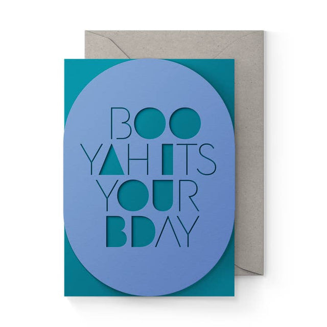 Booyah Bday A6 Sleeve Card