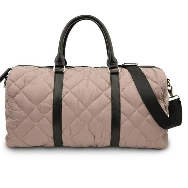 Quilted Weekender Travel Bag