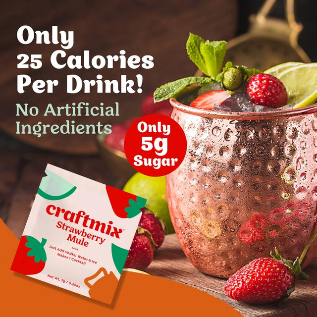 Strawberry Mule Cocktail Mixer - 6 Servings