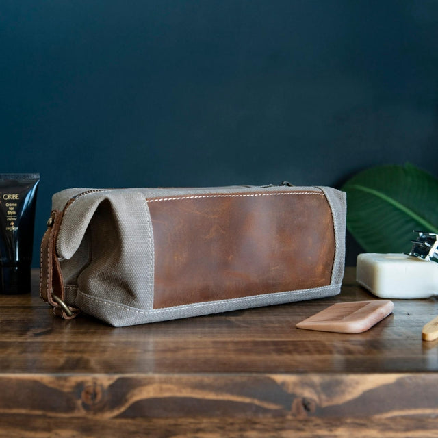 Leather Toiletry Bag