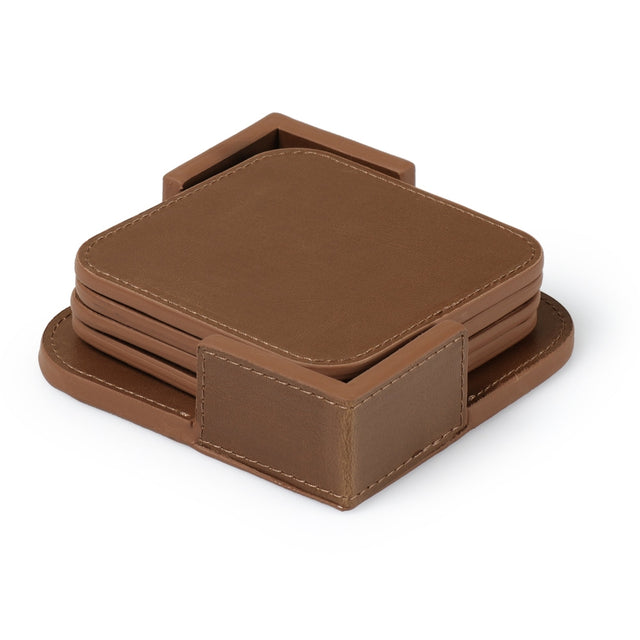 Leather Coasters - Set of 4