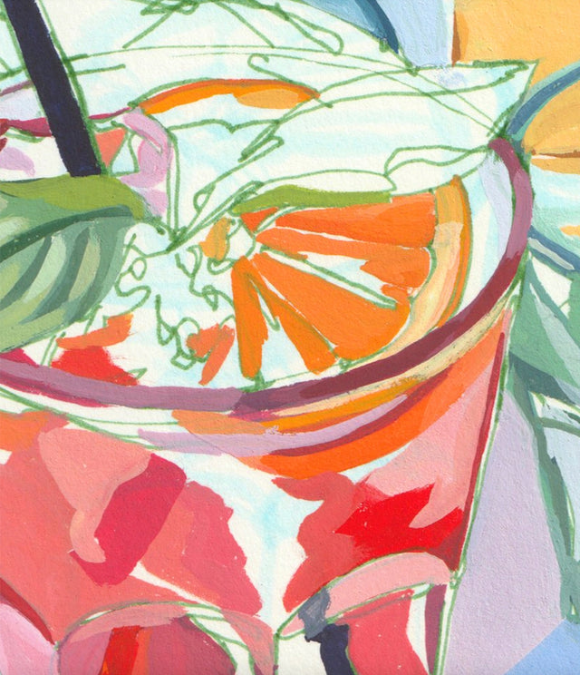 Aperol Spritz Cocktails in Italy Print