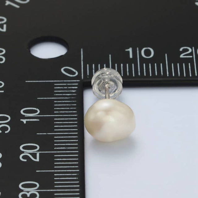 Pearl Stud Earrings