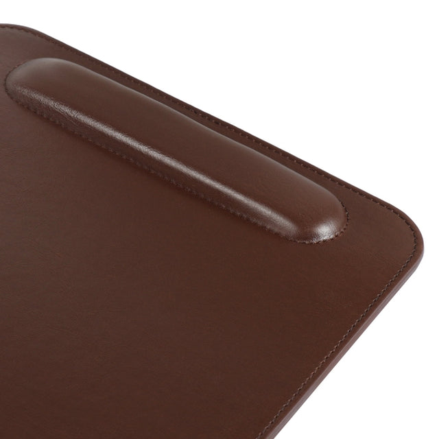 Leather Mouse Pad with Wrist Rest