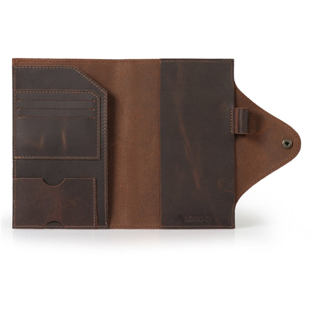 Leather Portfolio with Notepad