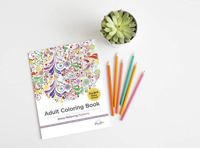 Adult Coloring Book: Stress Relieving Patterns