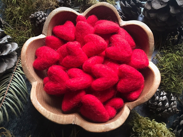 Felted Wool Heart