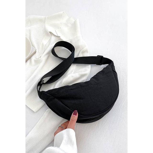 Crossbody Lightweight Half Moon Bag