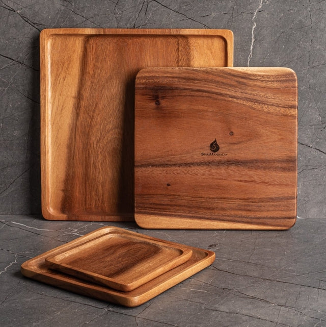 Wood Nesting Trays - Set of 4