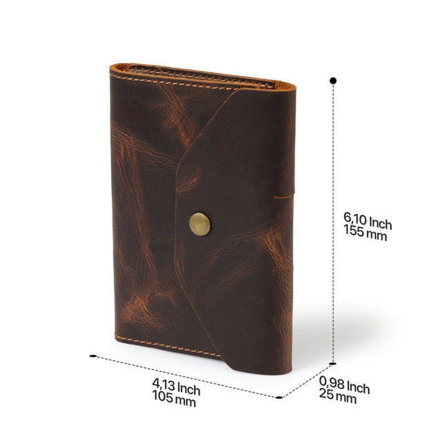 Leather Portfolio with Notepad