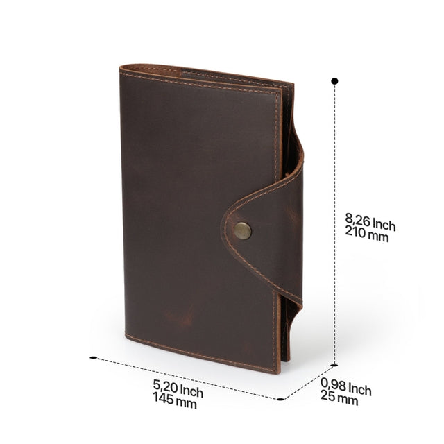 Leather Portfolio with Notepad