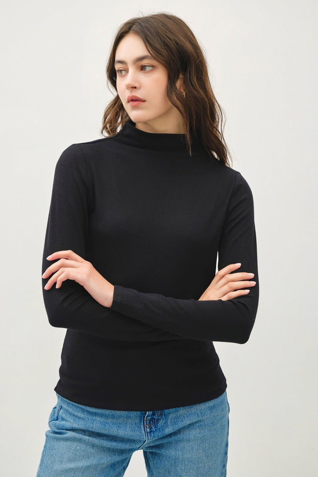 Neck Long Sleeve T-Shirt