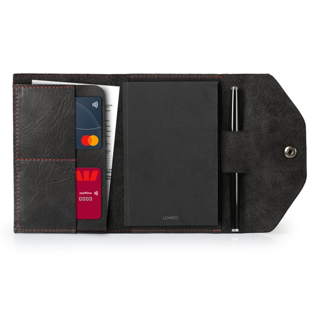 Leather Portfolio with Notepad