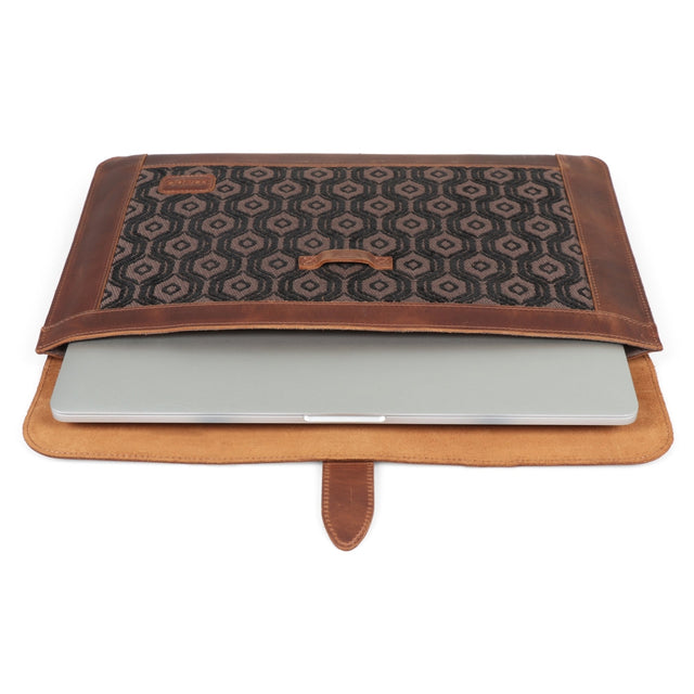 Leather Sleeve, Bohemian Bag for MacBook Pro