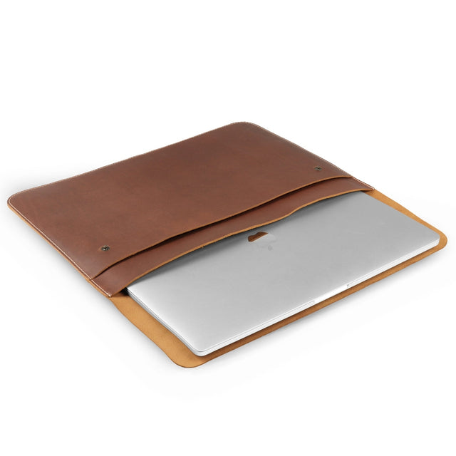 Leather and Sleeve Bag for MacBook Pro