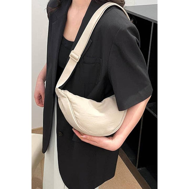 Crossbody Lightweight Half Moon Bag