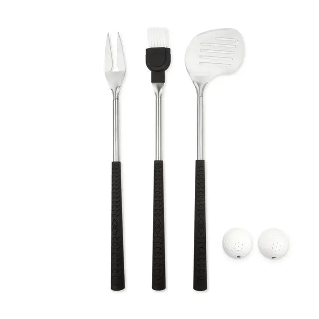 Stainless Steel Golf Club BBQ Tools Grill Set