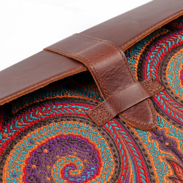 Leather Sleeve, Bohemian Bag for MacBook Pro