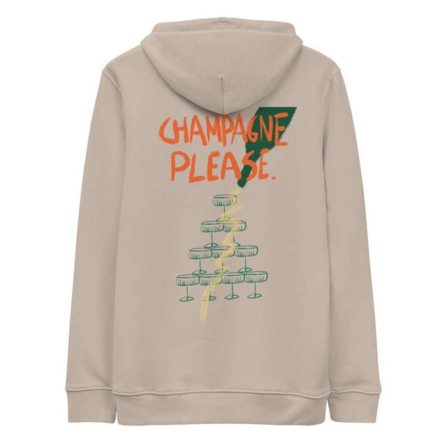 Champagne Please - Organic Hoodie