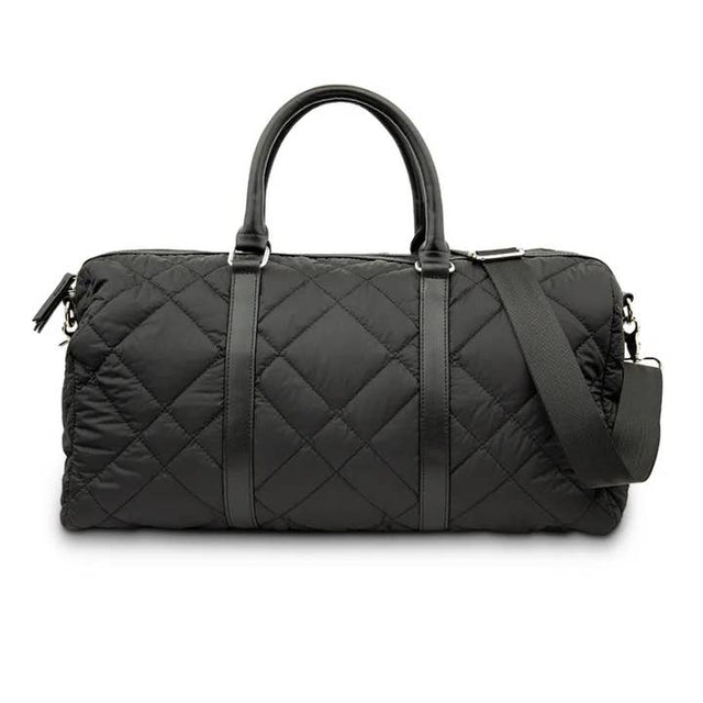 Quilted Weekender Travel Bag