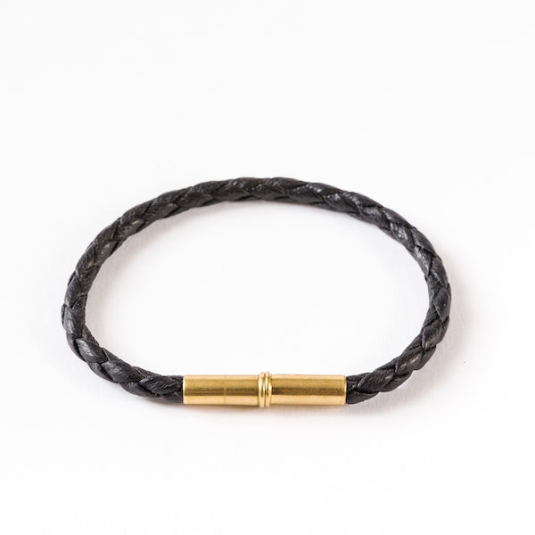 Flint Single Waxed Canvas Bracelet