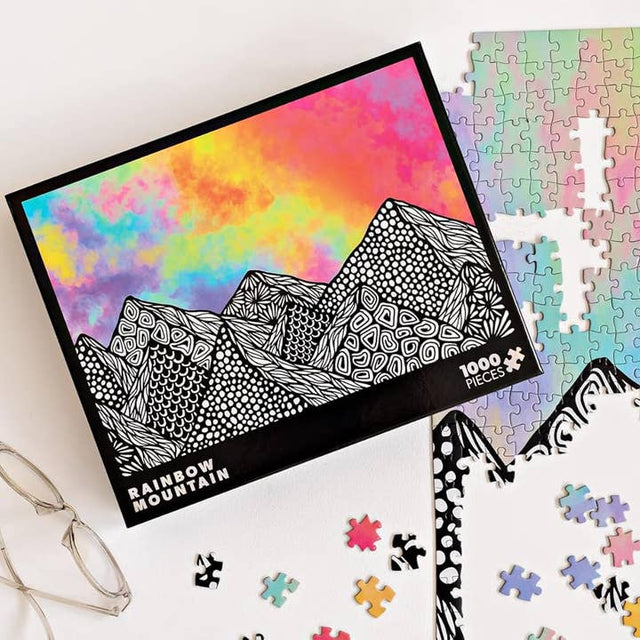 Rainbow Mountain: 1,000 Piece Jigsaw Puzzle