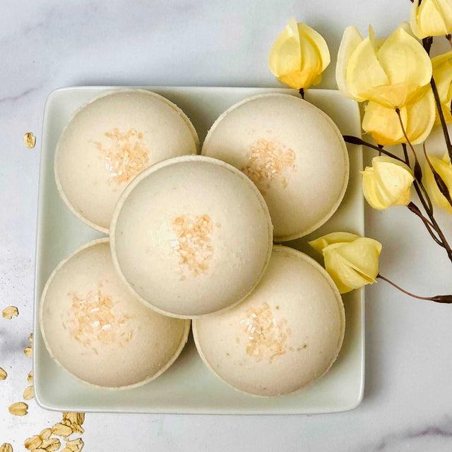 Oatmeal Milk & Honey Foaming Bath Bombs