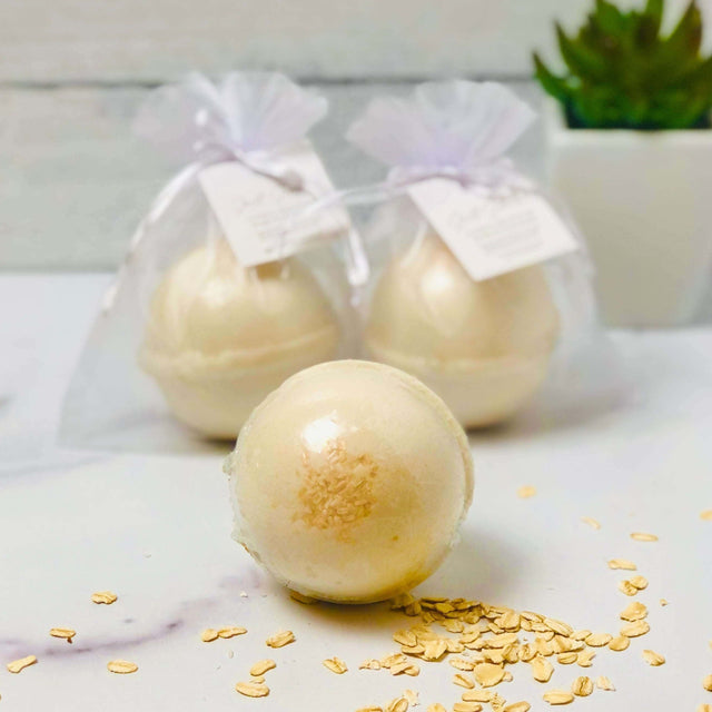 Oatmeal Milk & Honey Foaming Bath Bombs