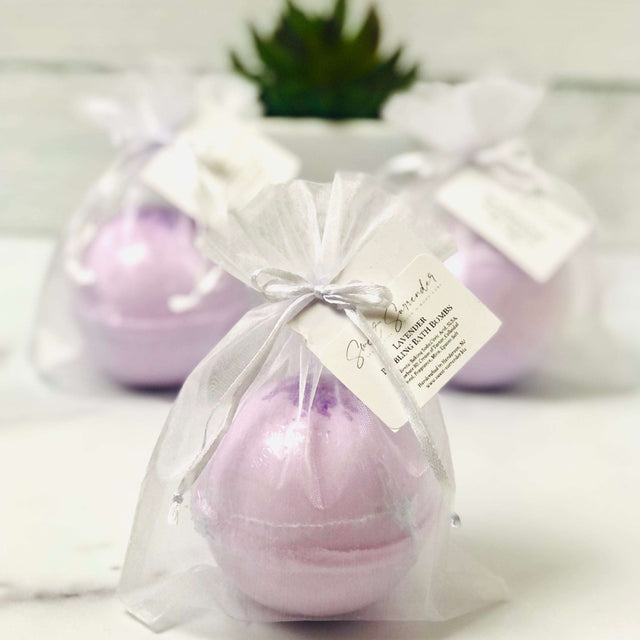 Lavender Bubbling Bath Bombs