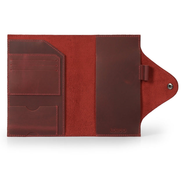 Leather Portfolio with Notepad