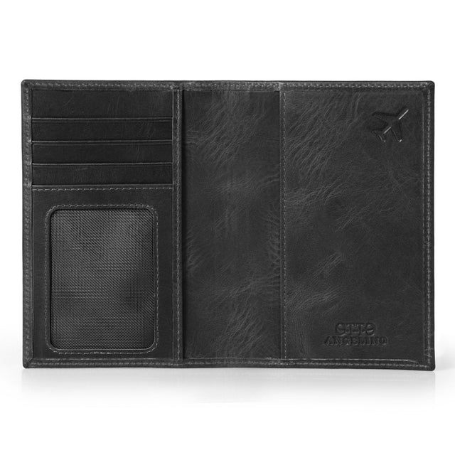 Leather Passport Case and Luggage Tag