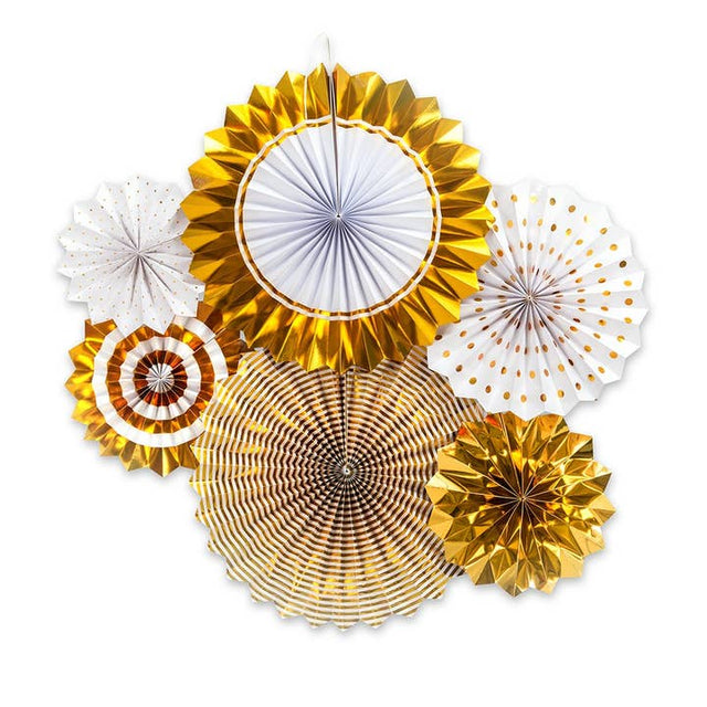 Assorted Party Decoration Kit - Gold & White