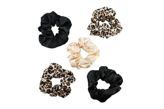 Hair Scrunchies - 5 Pack