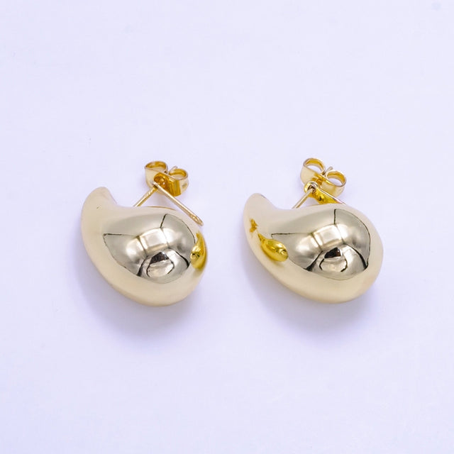 Teardrop Stud Earrings