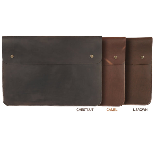 Leather and Sleeve Bag for MacBook Pro