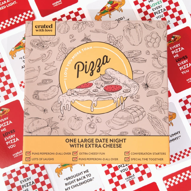 Pizza-Themed Couples Board Game