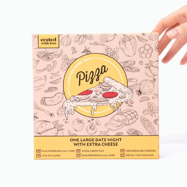 Pizza-Themed Couples Board Game