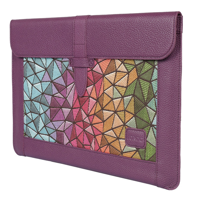 Leather Sleeve, Bohemian Bag for MacBook Pro