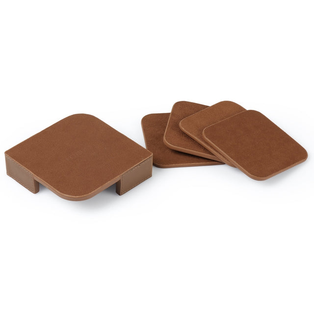 Leather Coasters - Set of 4