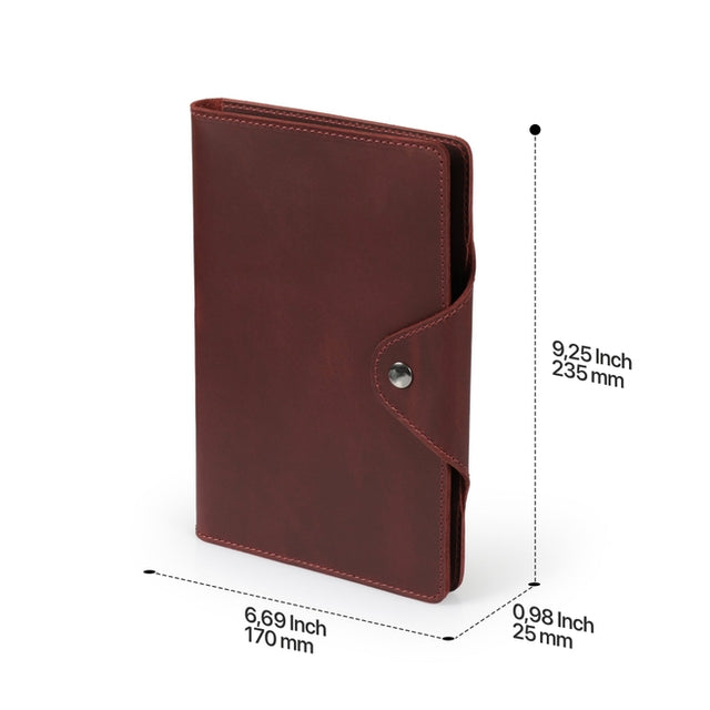 Leather Portfolio with Notepad