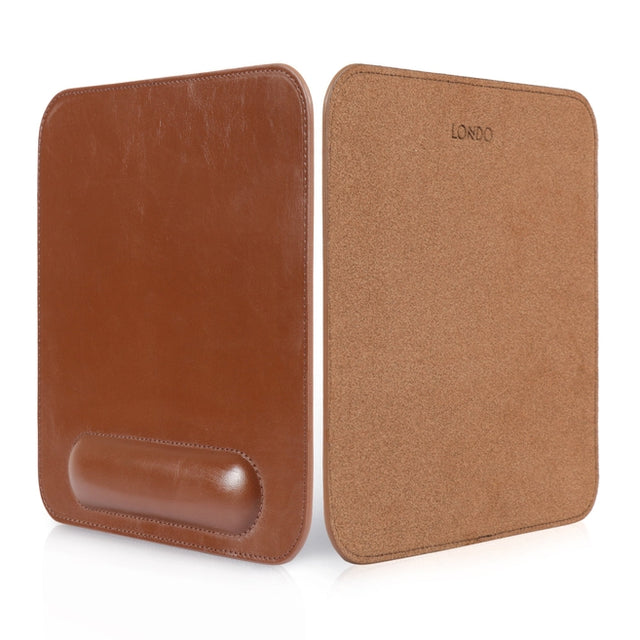 Leather Mouse Pad with Wrist Rest