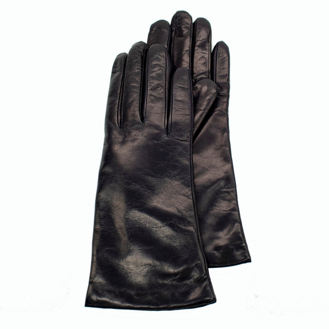 9" Leather Gloves with Cashmere Lining