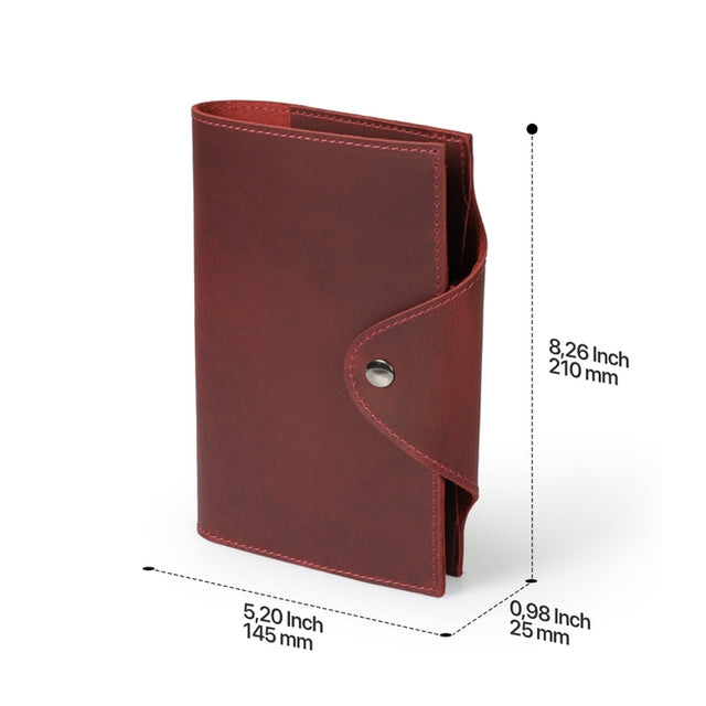 Leather Portfolio with Notepad