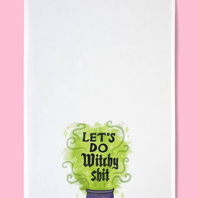 Let's Do Witchy Shit Dishtowel