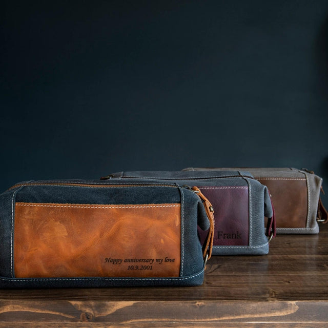 Leather Toiletry Bag