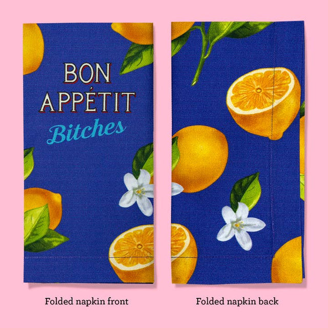 Bon Appetit Bitches Napkins - Set of 4