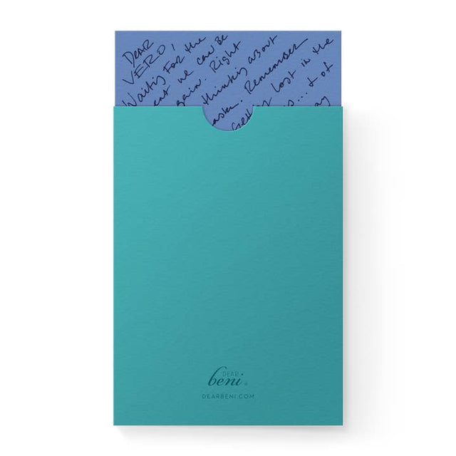 Teal Bday A6 Pocket Card