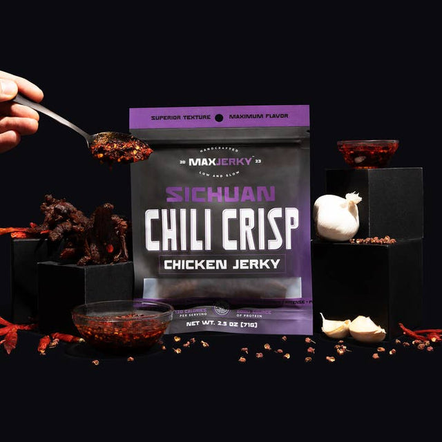 Sichuan Chili Crisp Chicken Jerky