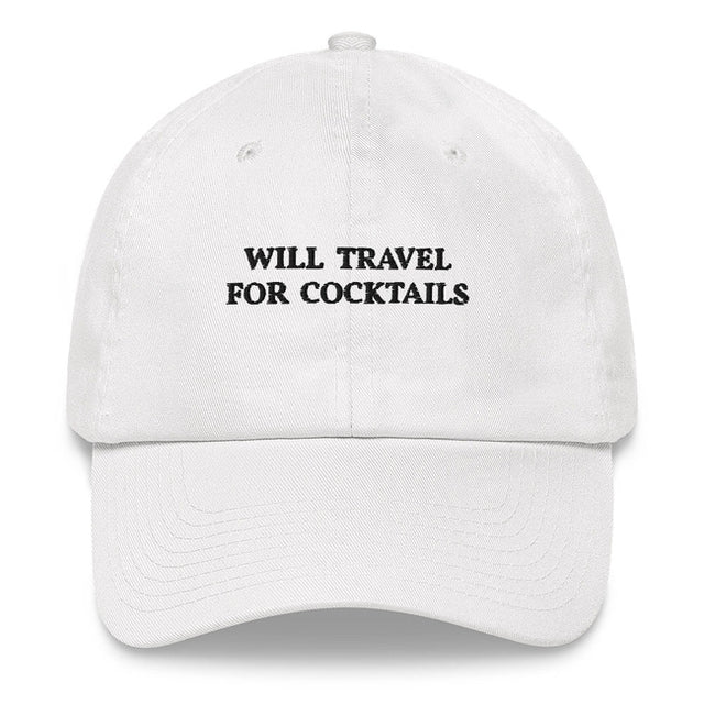 Will Travel for Cocktails - Cap